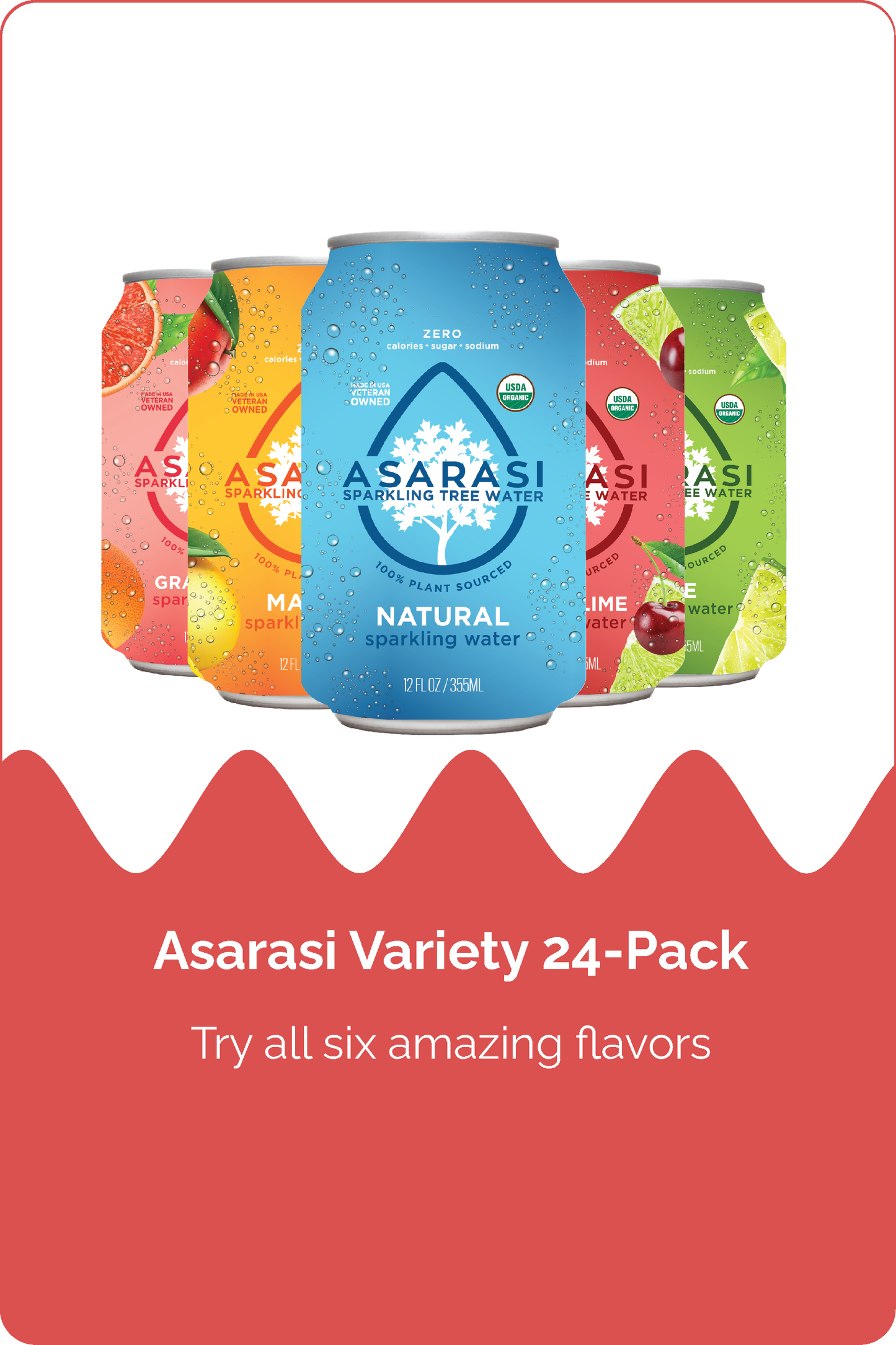 Asarasi 6 Flavor Variety Pack