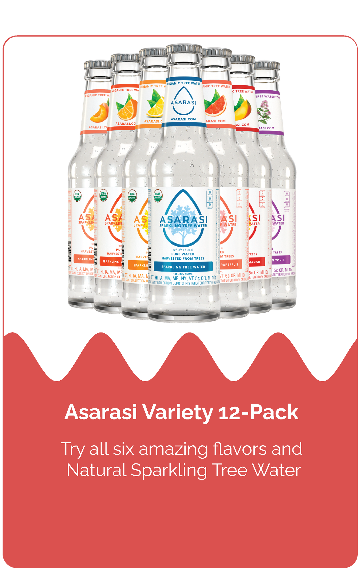 Asarasi Six Flavor Variety Pack