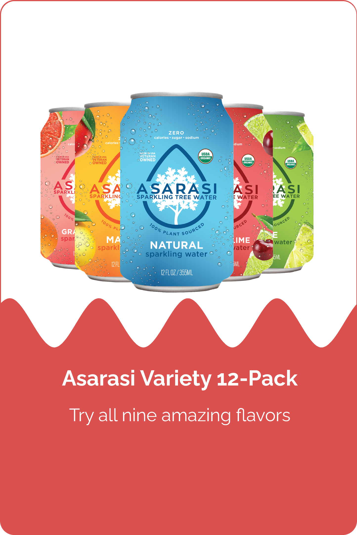 Asarasi 6 Flavor Variety Pack