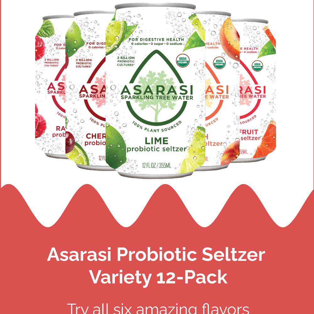 Asarasi Probiotic Seltzer - Variety 12-Pack