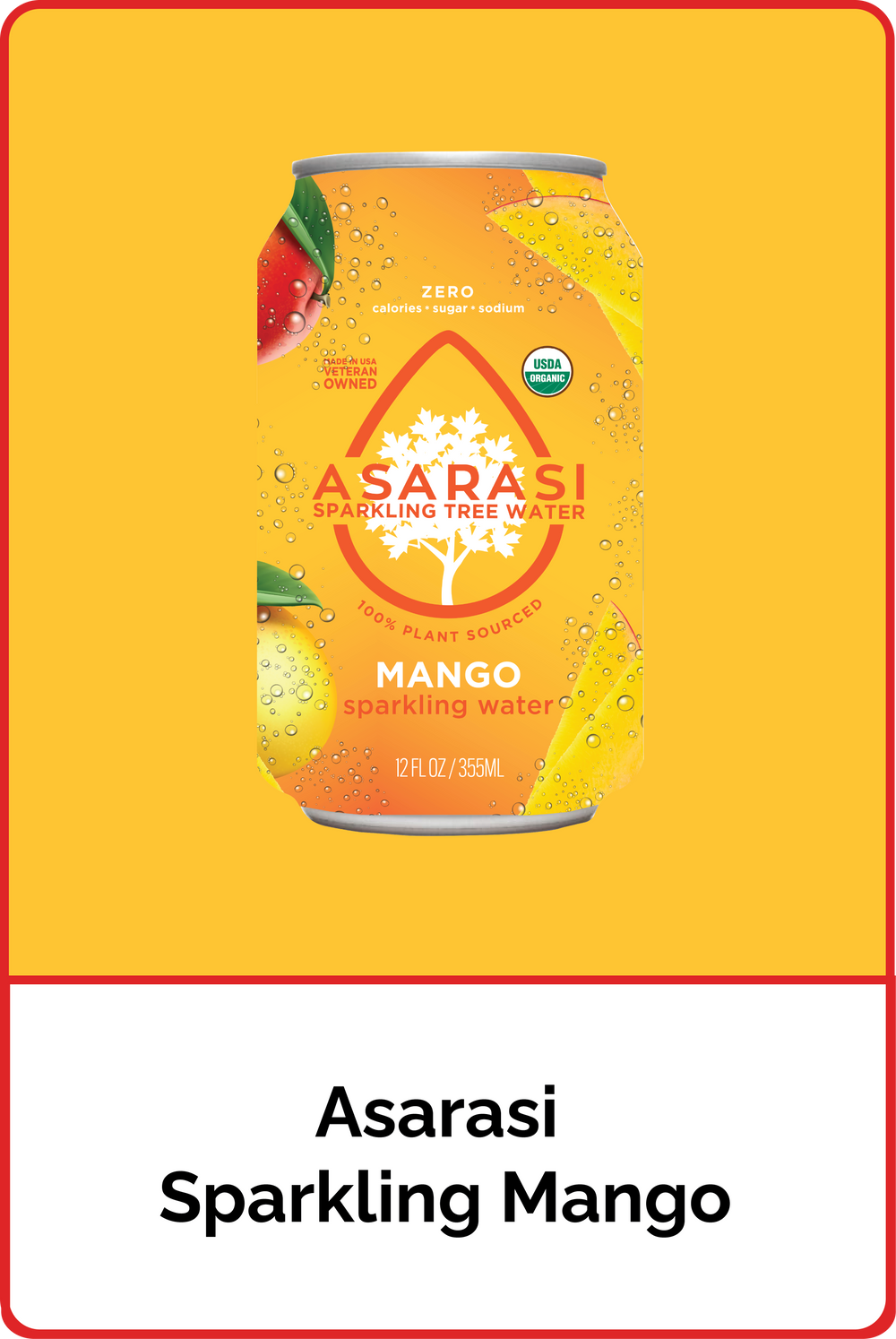 Asarasi Sparkling Tree Water - 24-Pack Cans.....