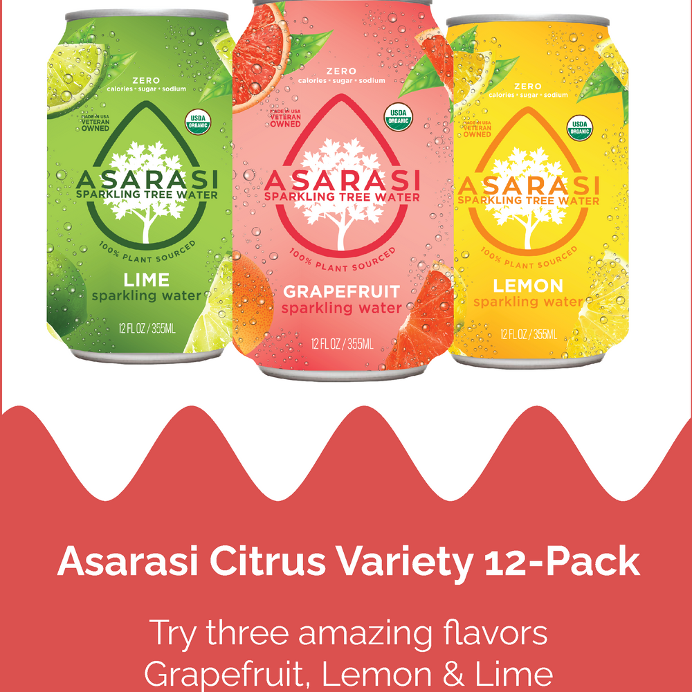 Asarasi Sparkling Citrus Variety 12-Pack