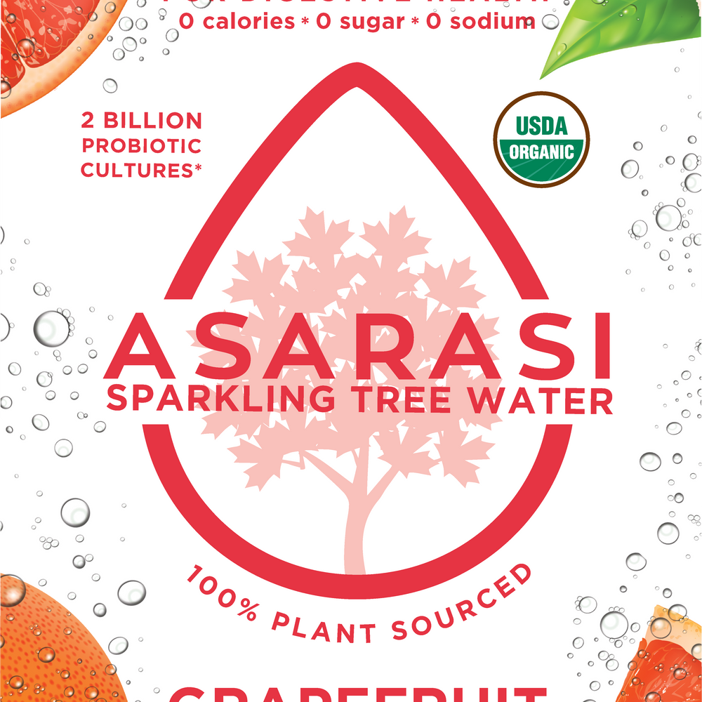 
                      
                        Asarasi Grapefruit Probiotic Seltzer - 12-Pack
                      
                    