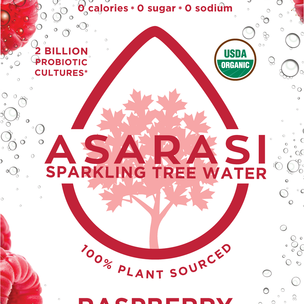 
                      
                        Asarasi Raspberry Probiotic Seltzer - 12-Pack
                      
                    